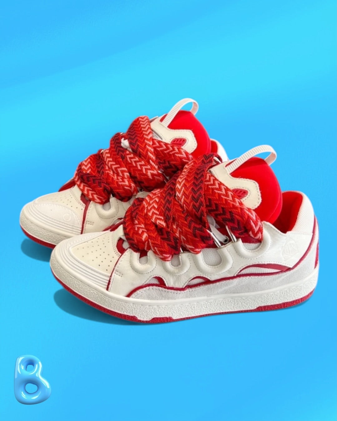 Lanvin White Red