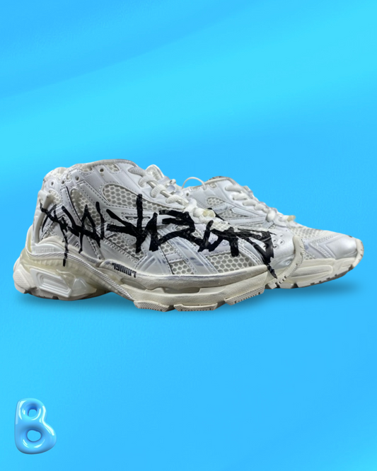 Balenciaga Runner Graffiti White