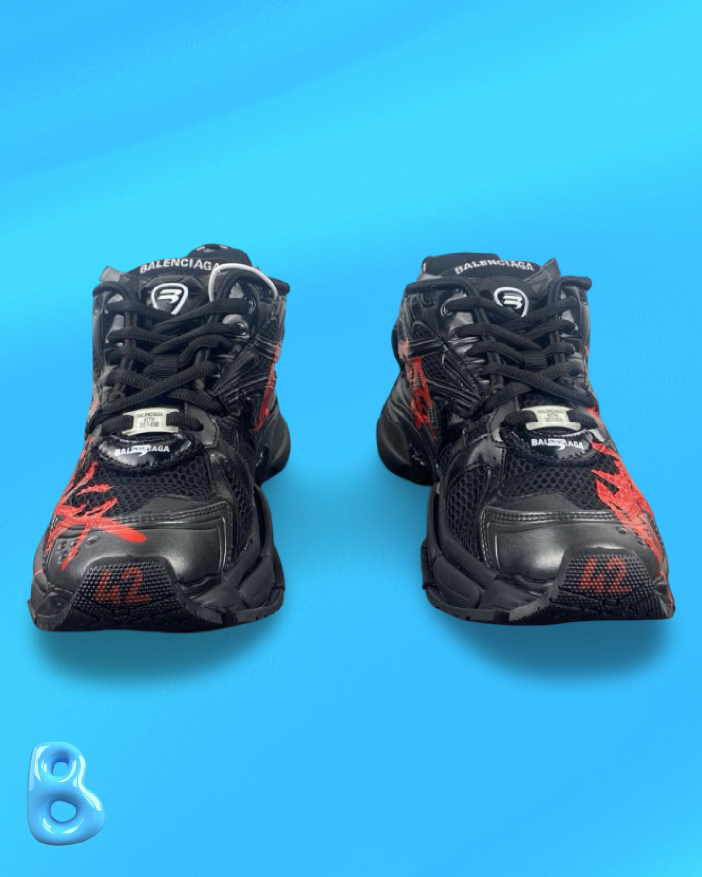 Balenciaga Runner Graffiti Black