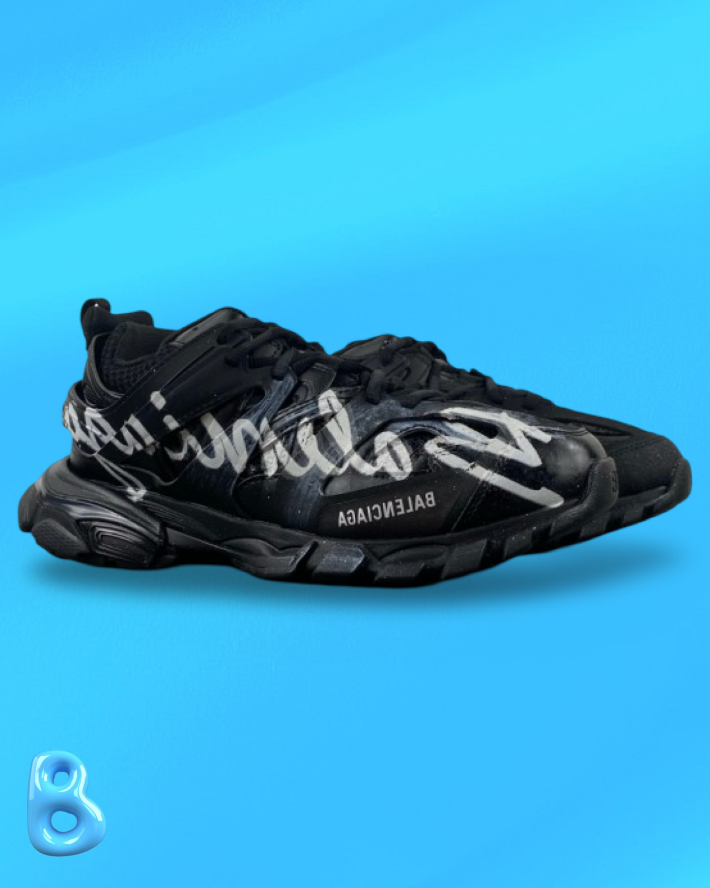 Balenciaga Track Black Graffiti