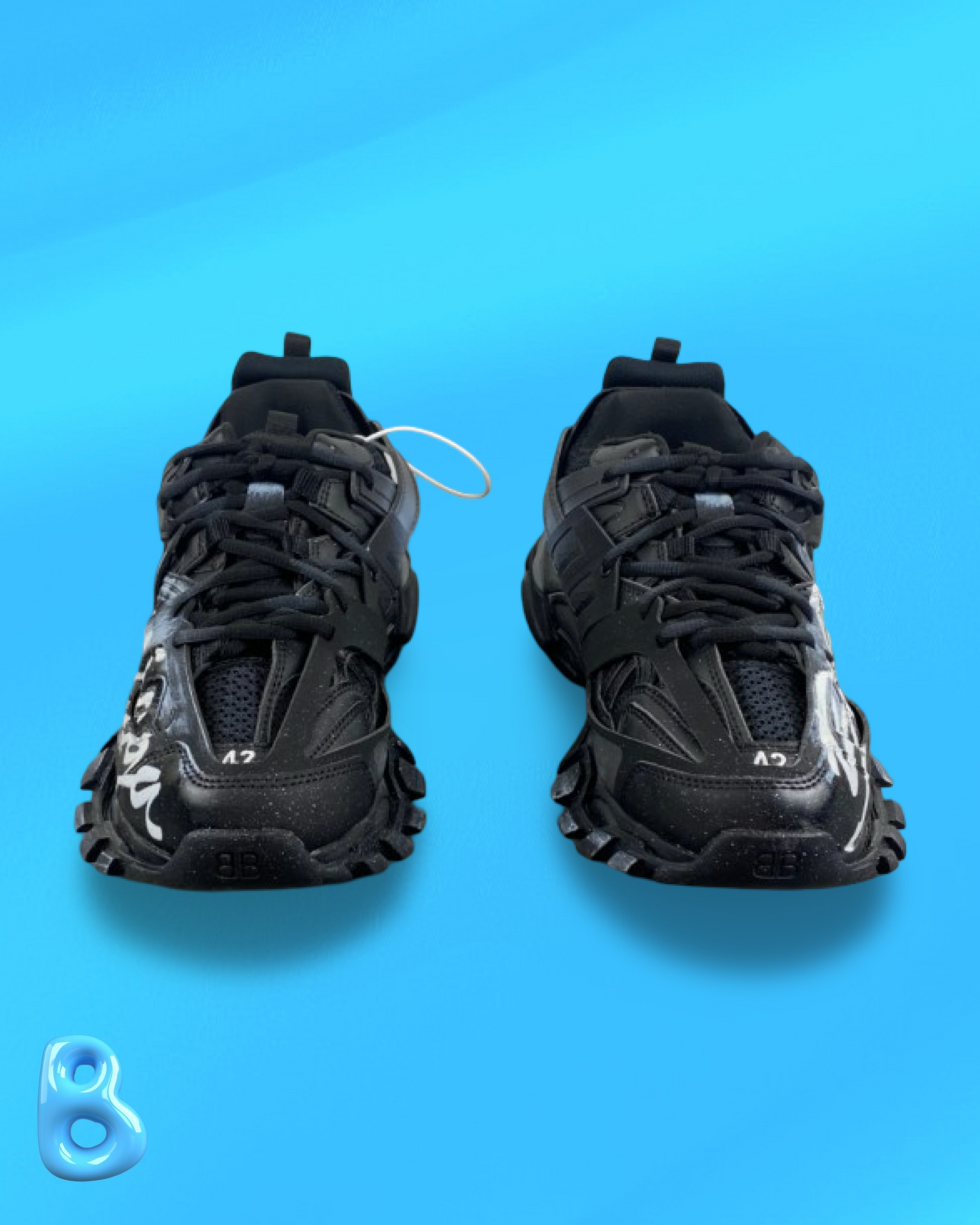 Balenciaga Track Black Graffiti