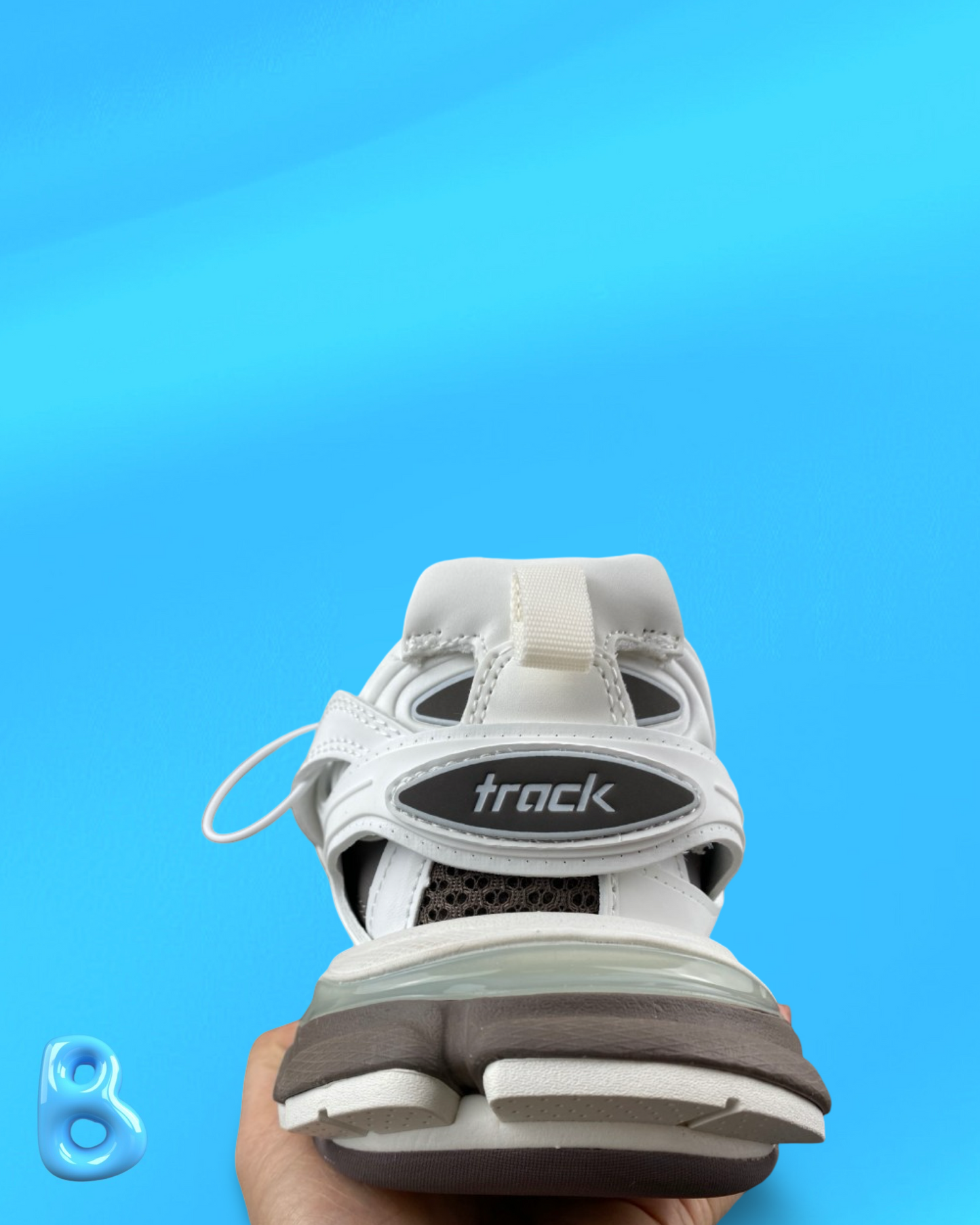 Balenciaga Track White and Brown