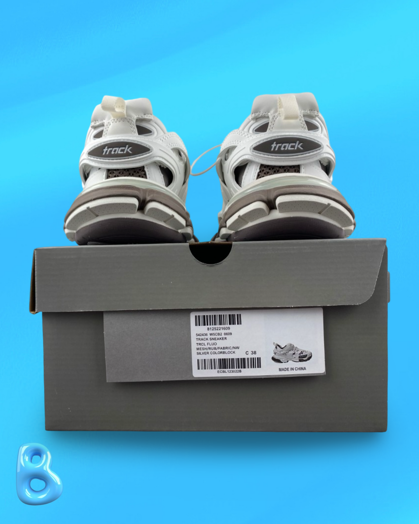 Balenciaga Track White and Brown