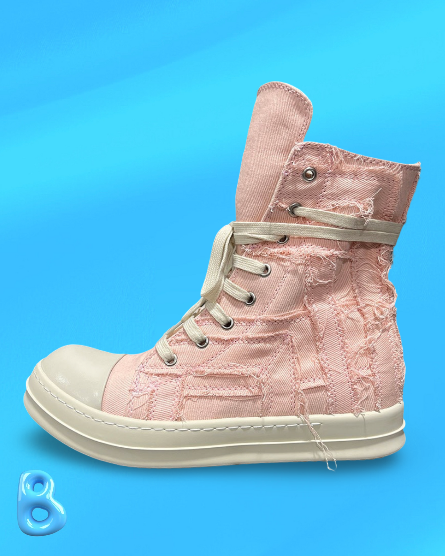 Rick Owens Slashed Pink