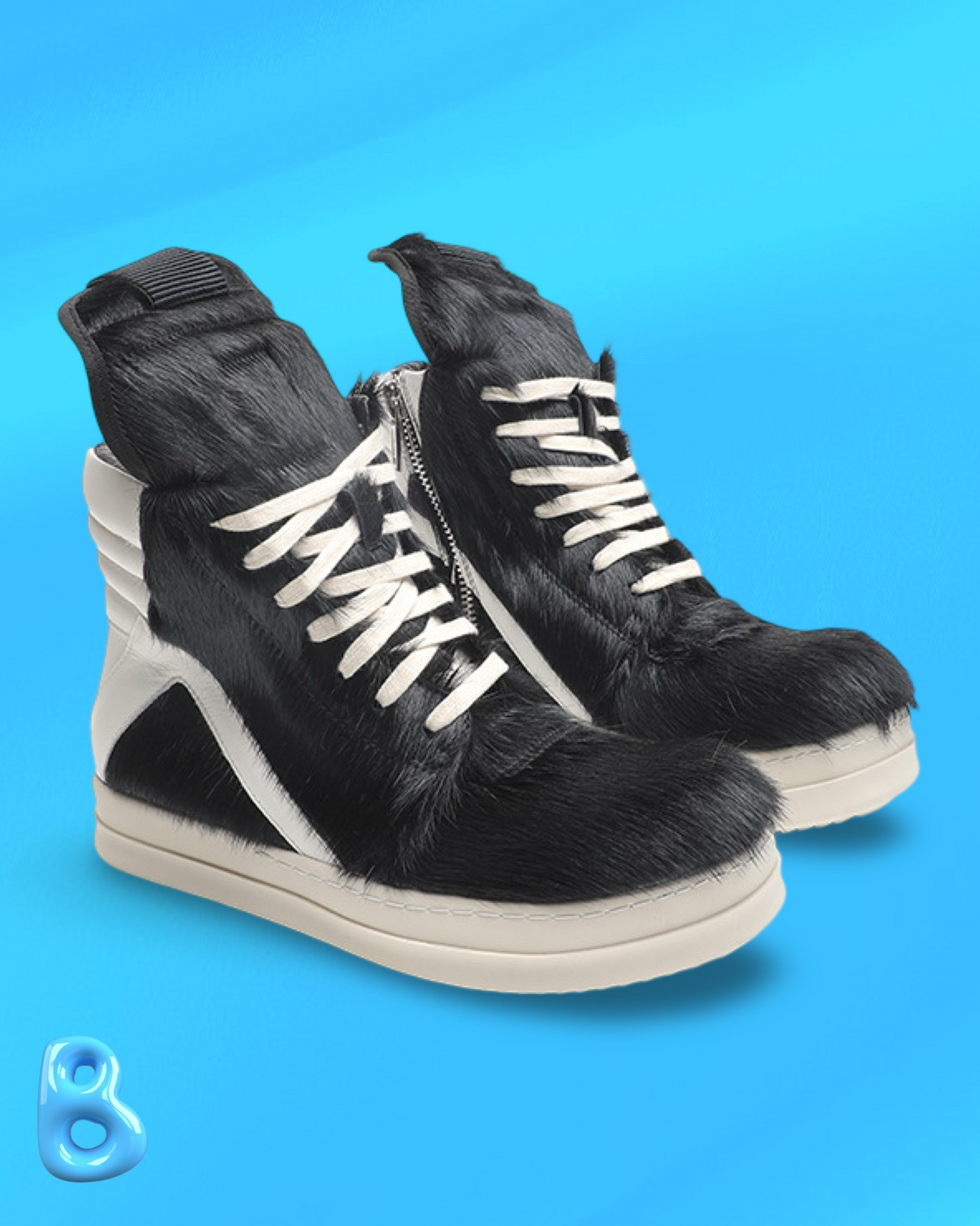 Rick Owens Geobaskets Pony Hair