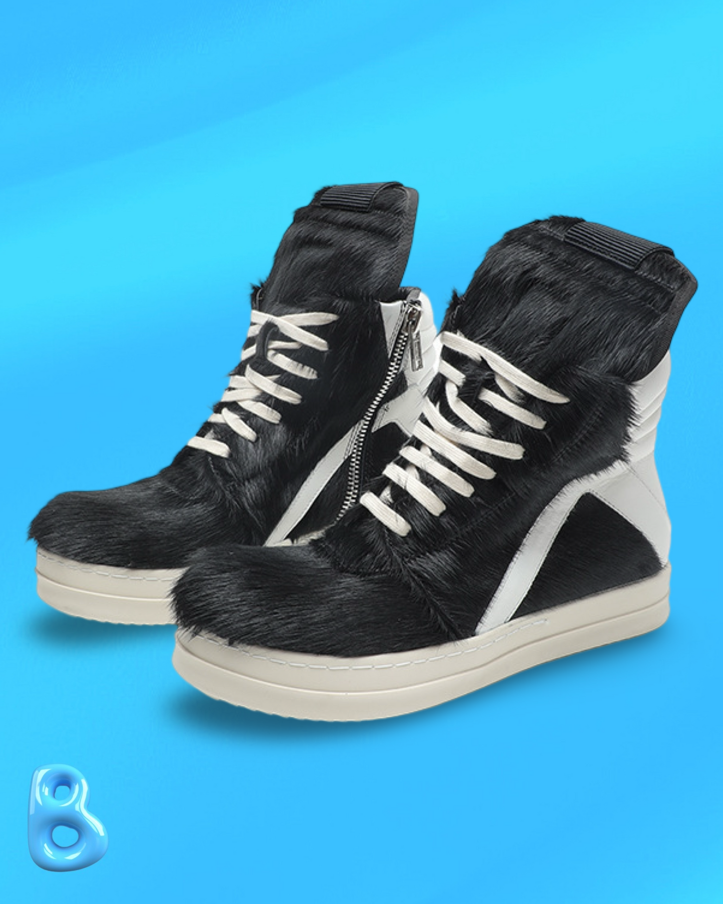 Rick Owens Geobaskets Pony Hair