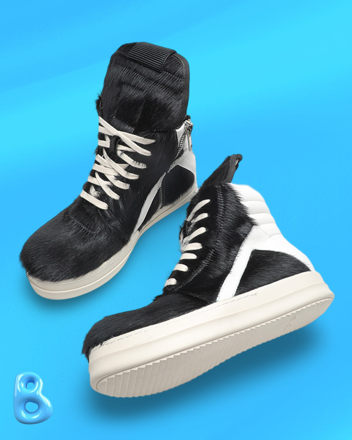 Rick Owens Geobaskets Pony Hair