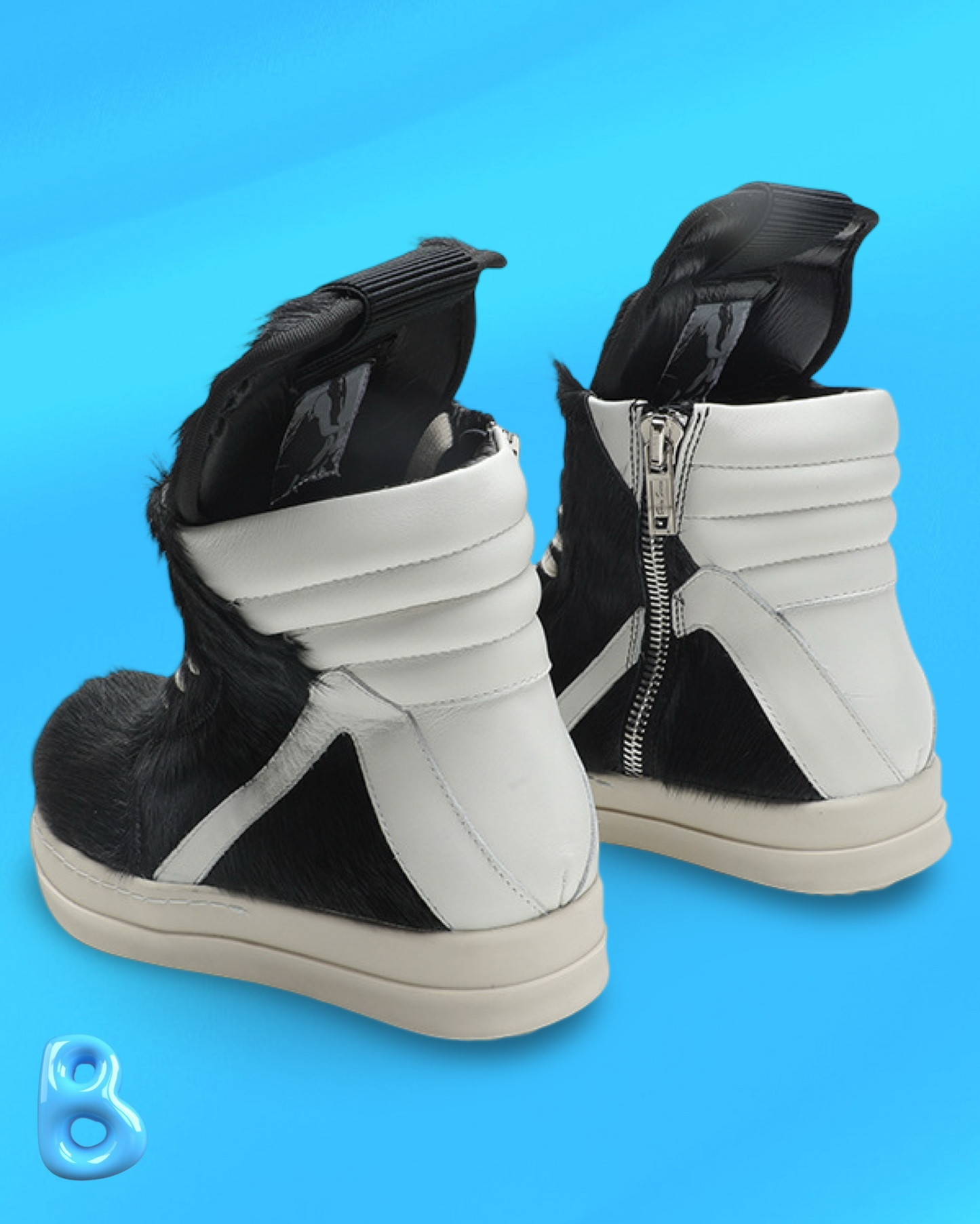 Rick Owens Geobaskets Pony Hair
