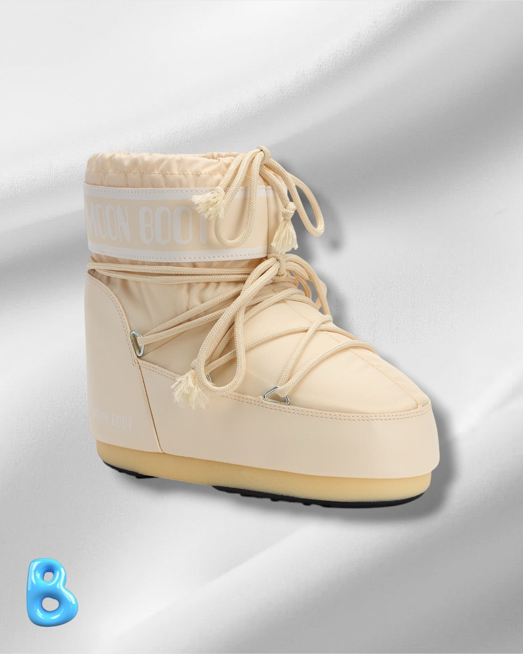 Moon Boot Icon Low Nylon Cream