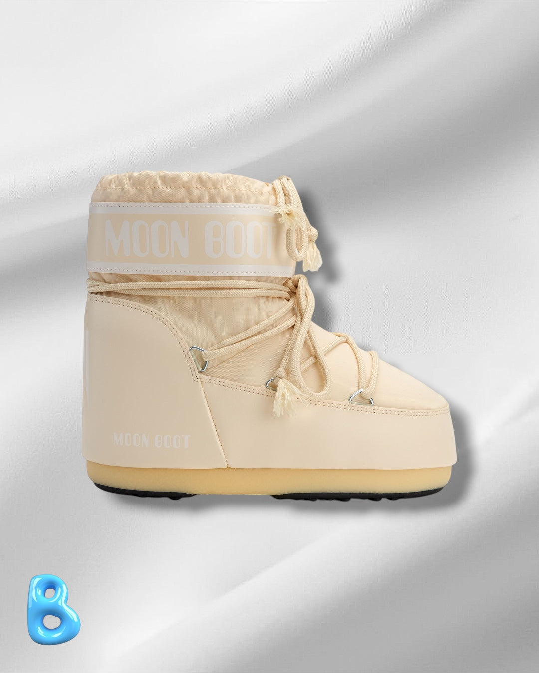 Moon Boot Icon Low Nylon Cream