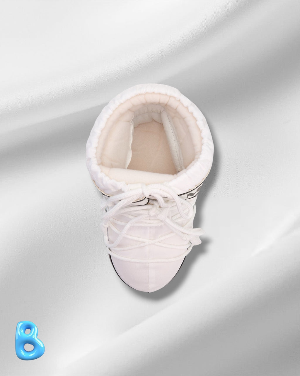 Moon Boot Icon Low Nylon White And Black