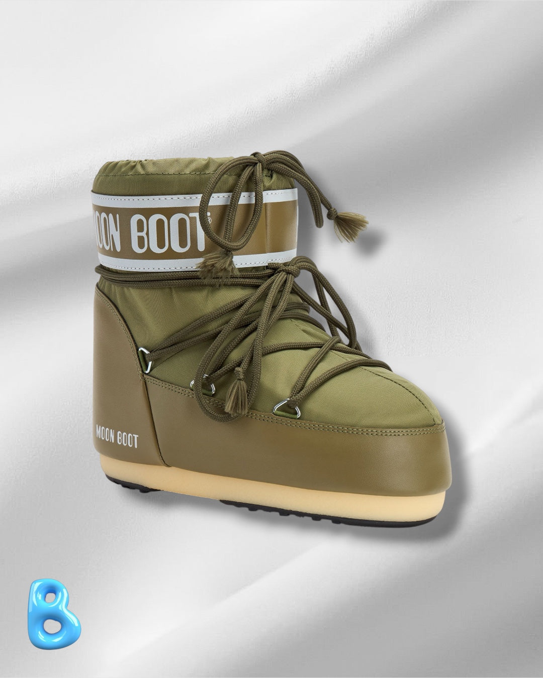 Moon Boot Icon Low Nylon Khaki