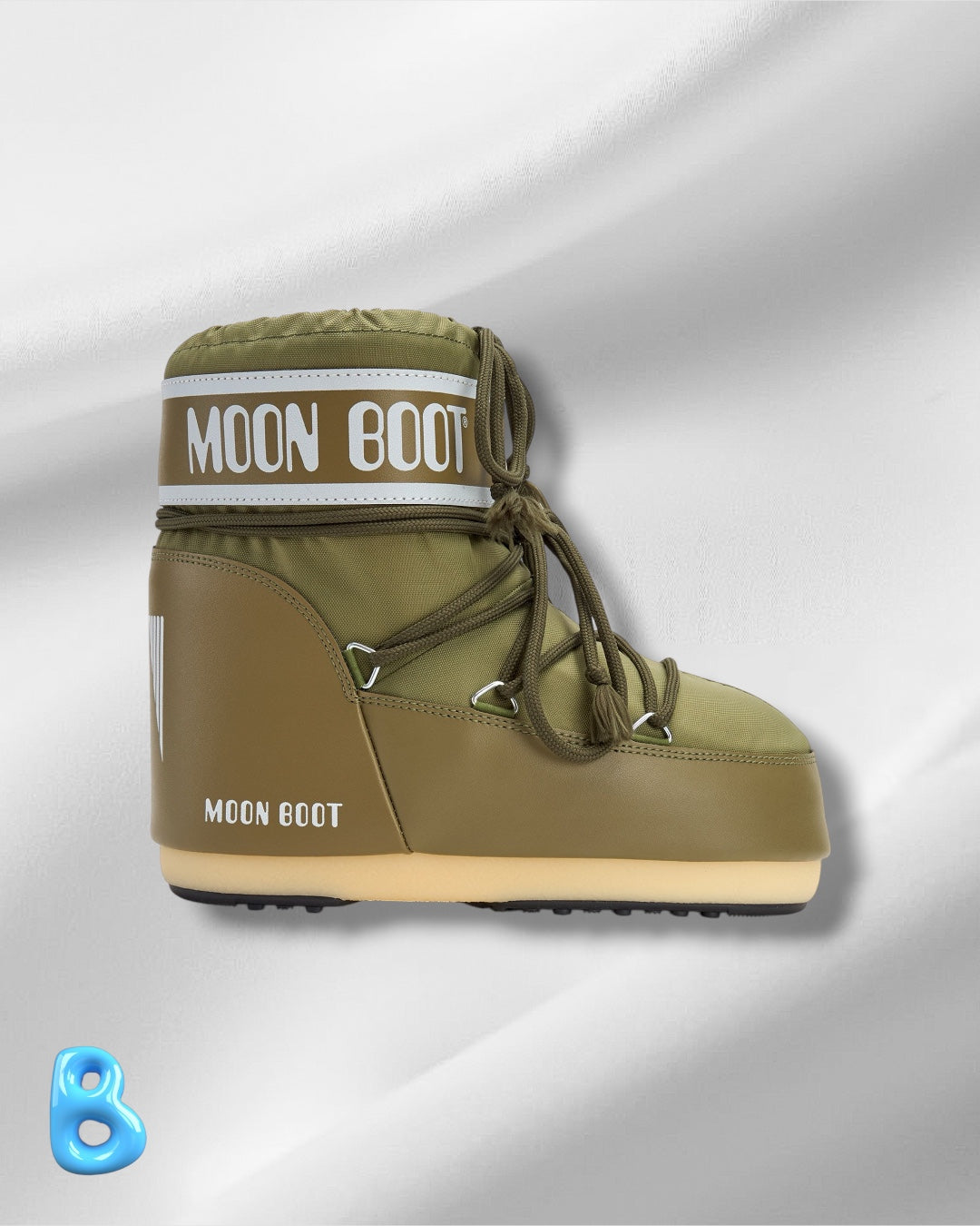 Moon Boot Icon Low Nylon Khaki
