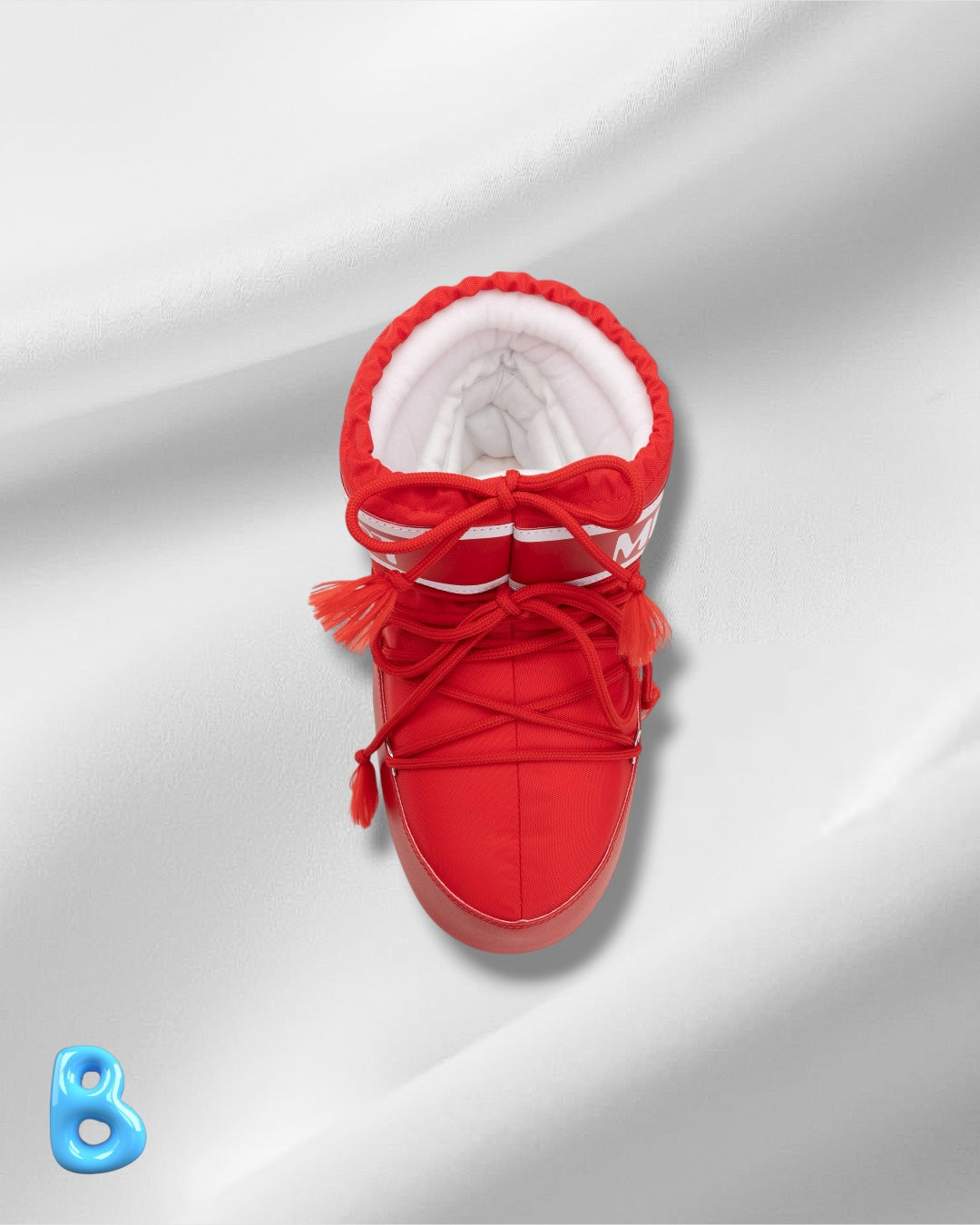 Moon Boot Icon Low Nylon Red