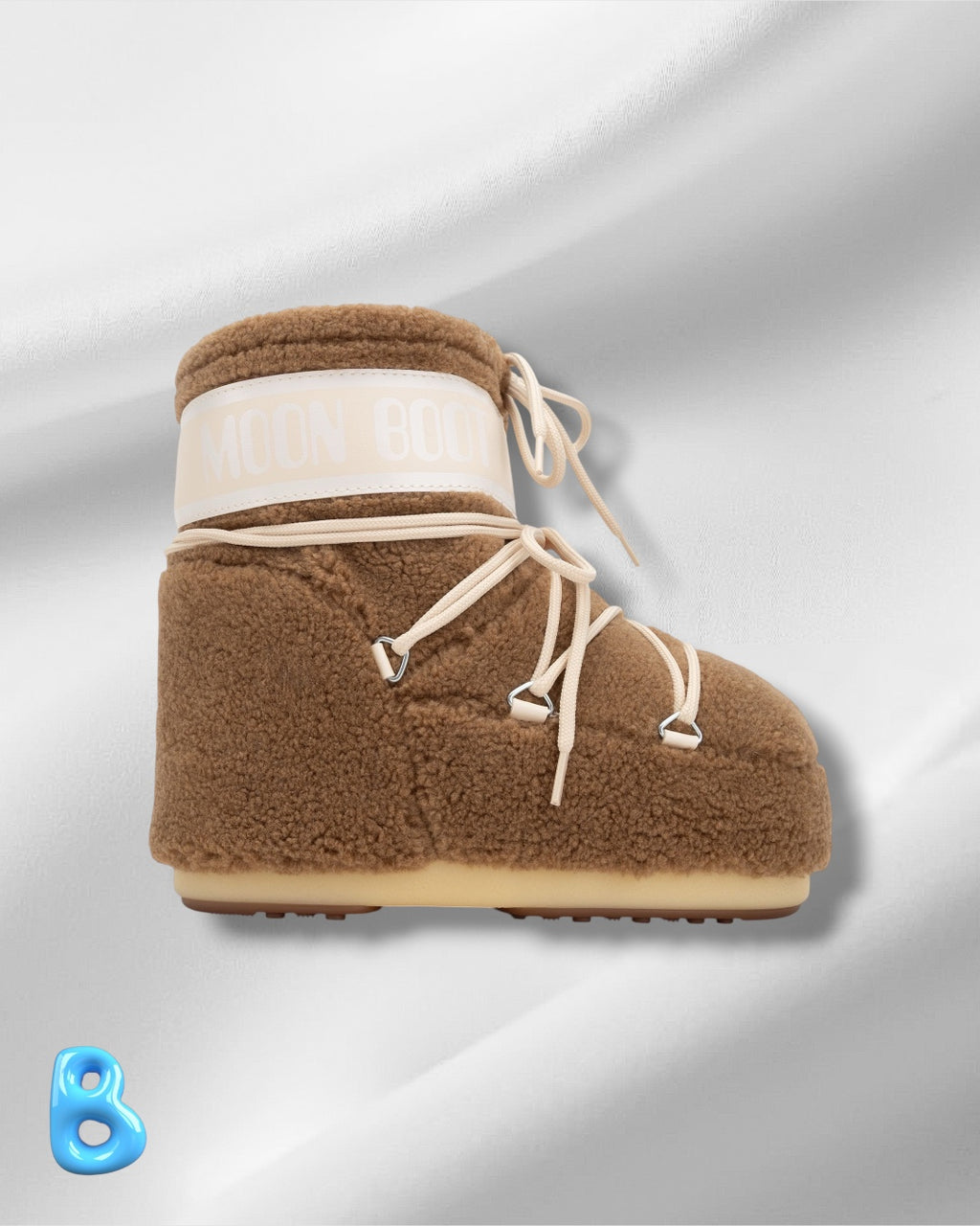 Moon Boot Icon Low Fleece Camel