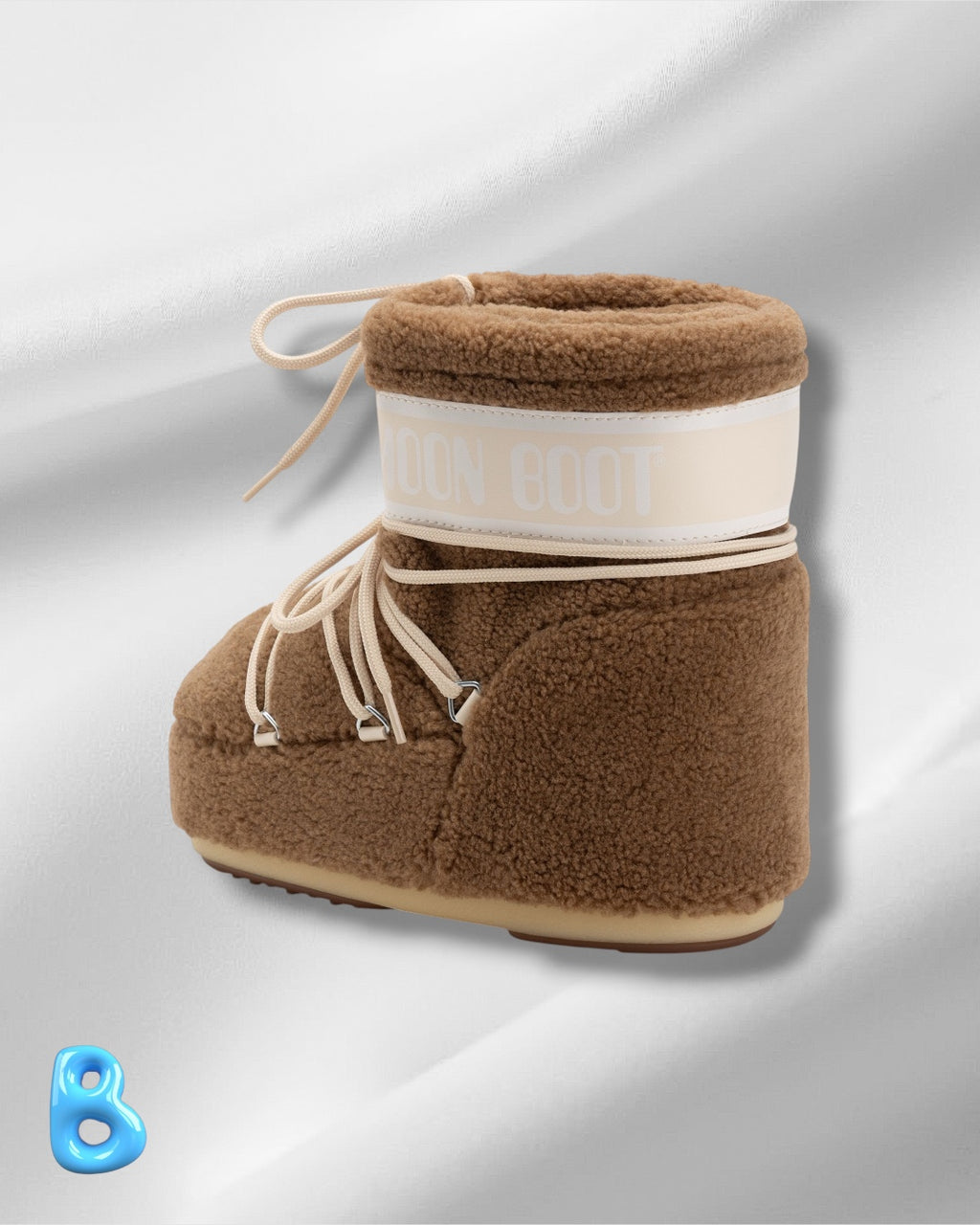 Moon Boot Icon Low Fleece Camel