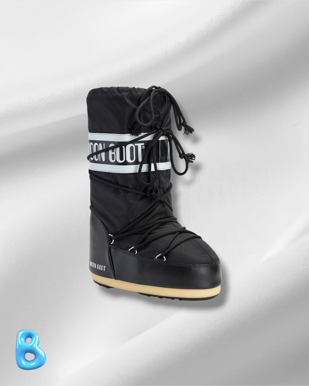 Moon Boot Icon Nylon Black