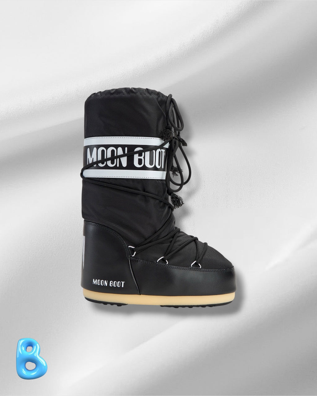 Moon Boot Icon Nylon Black