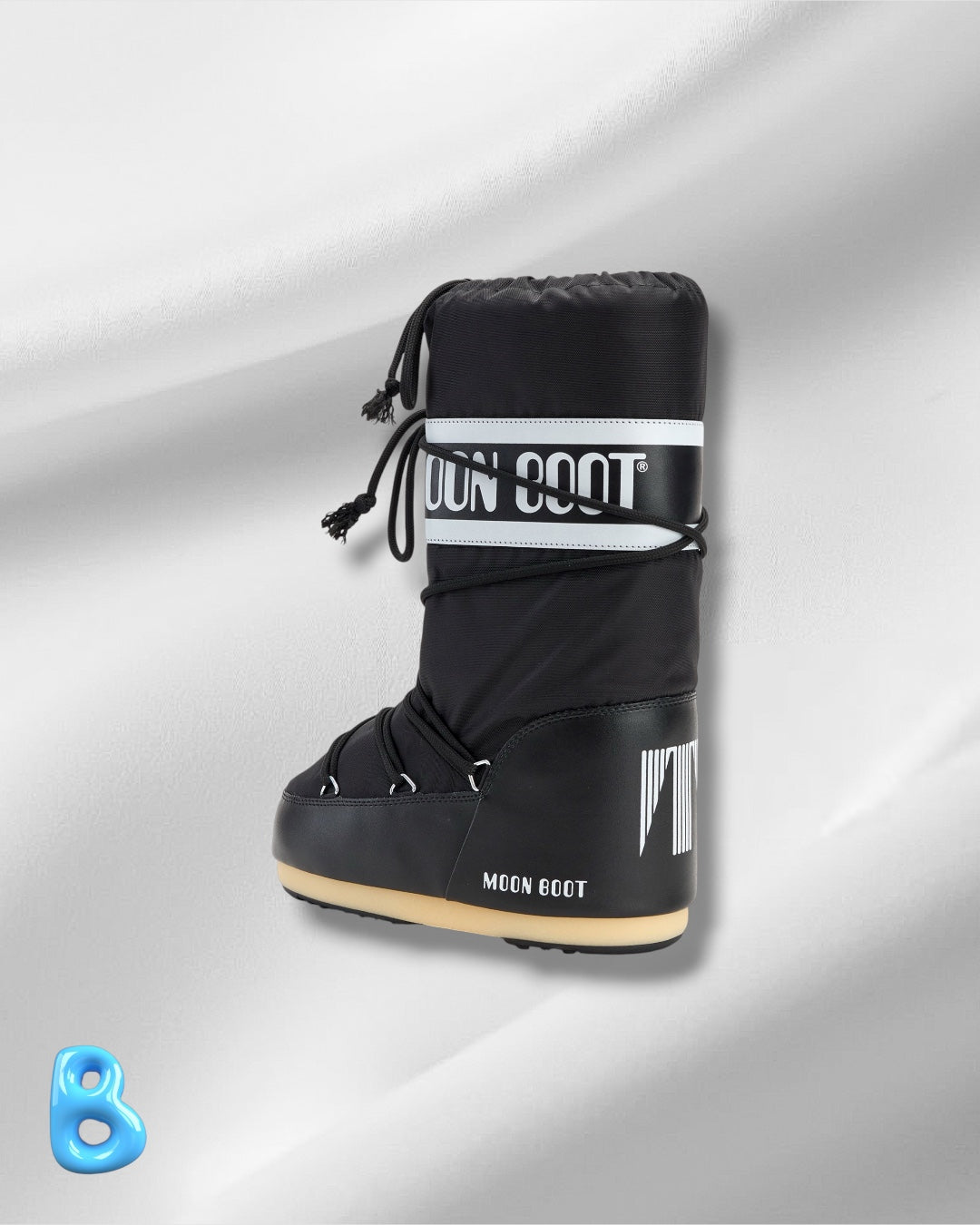 Moon Boot Icon Nylon Black