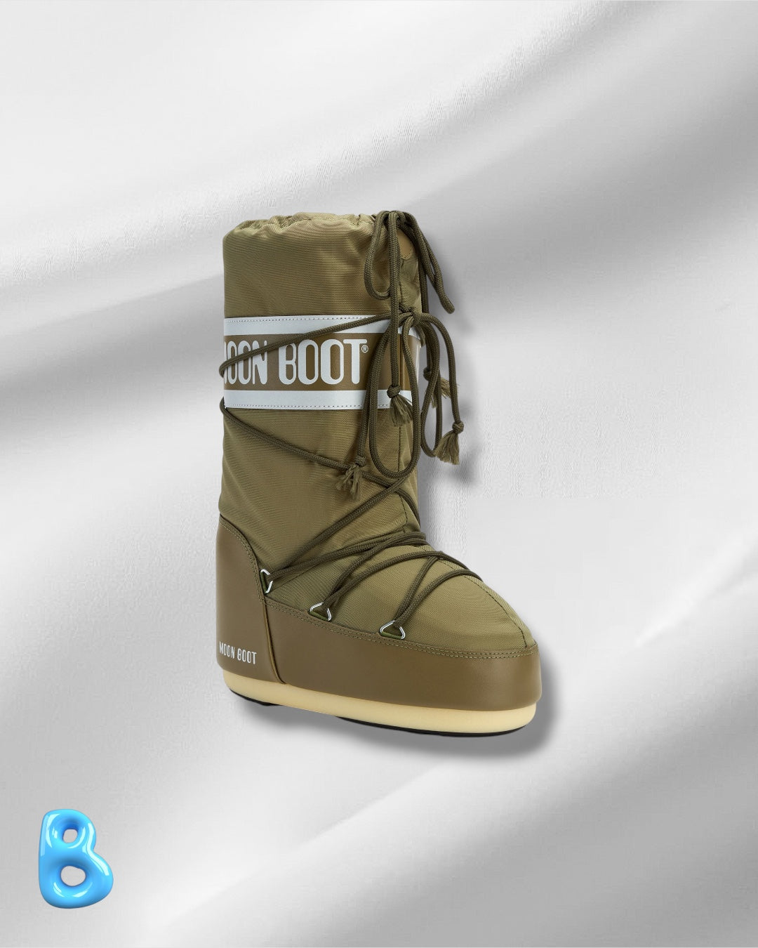 Moon Boot Icon Nylon Khaki
