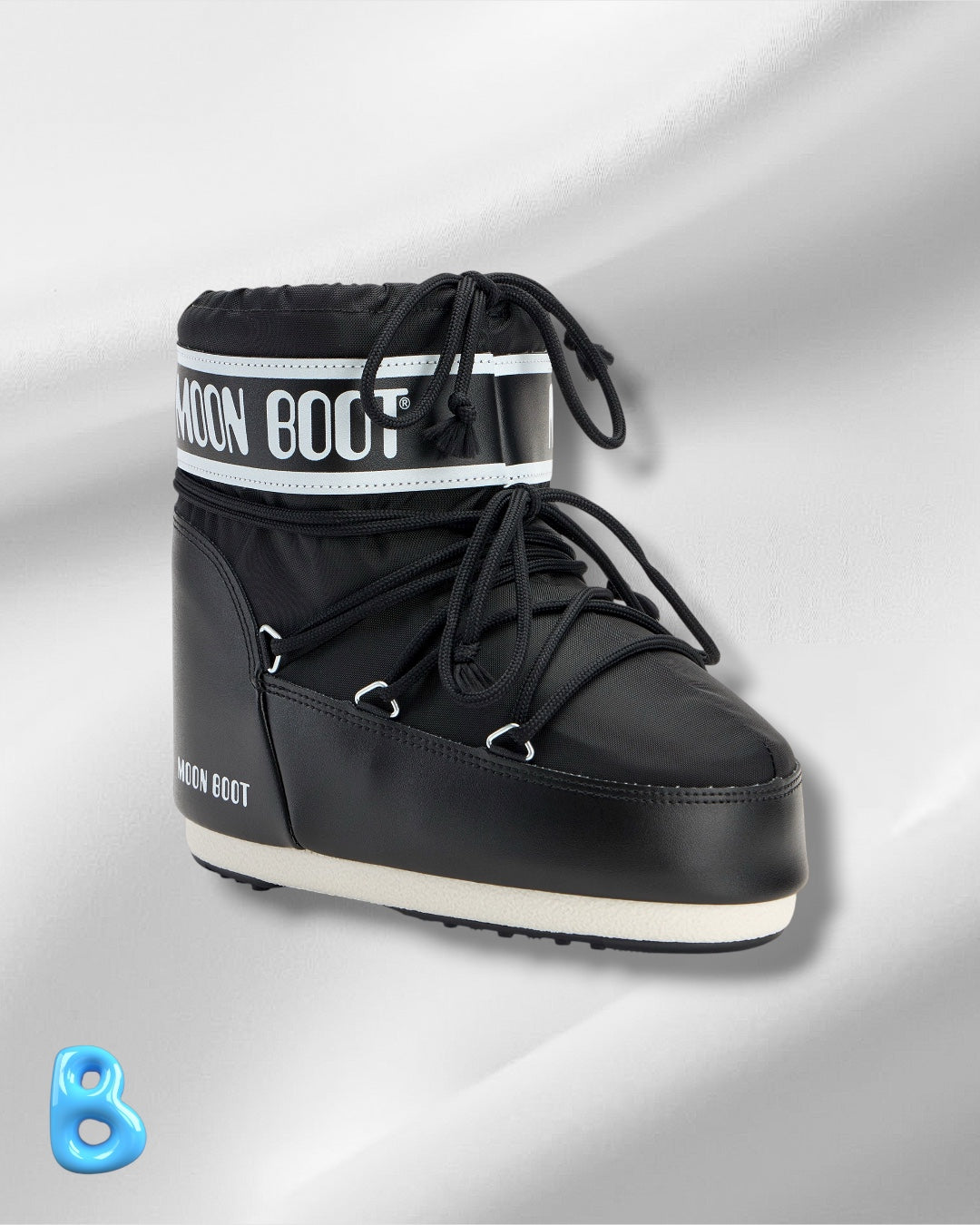 Moon Boot Icon Low Nylon Black