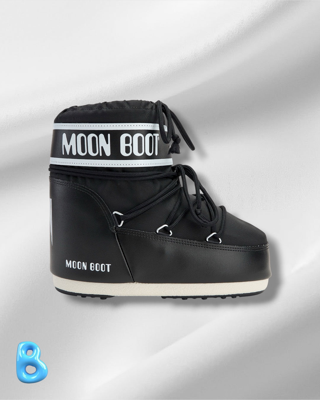 Moon Boot Icon Low Nylon Black