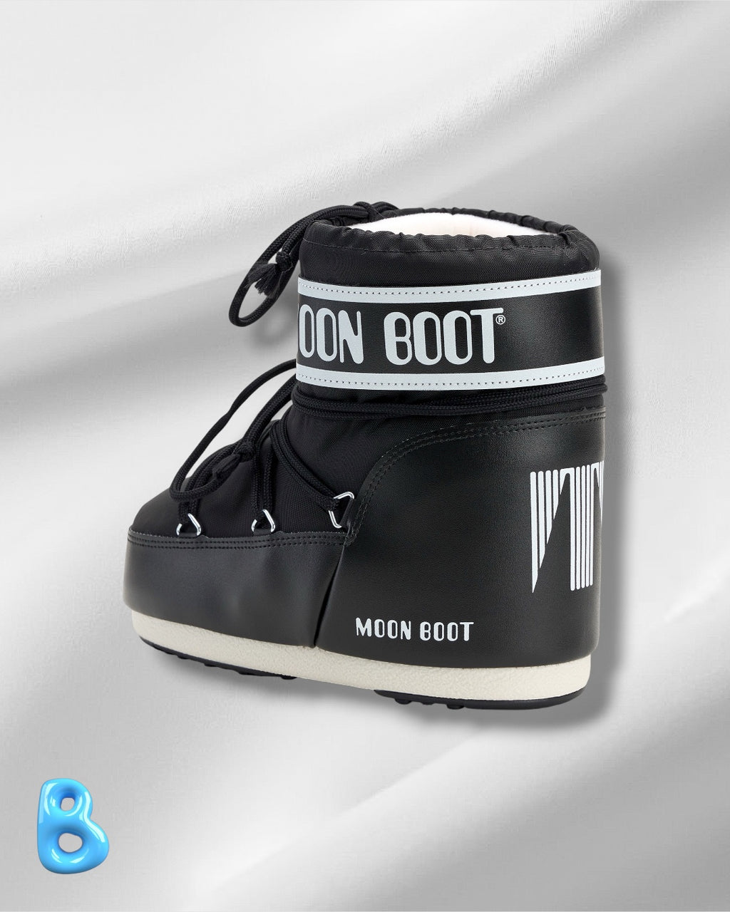 Moon Boot Icon Low Nylon Black