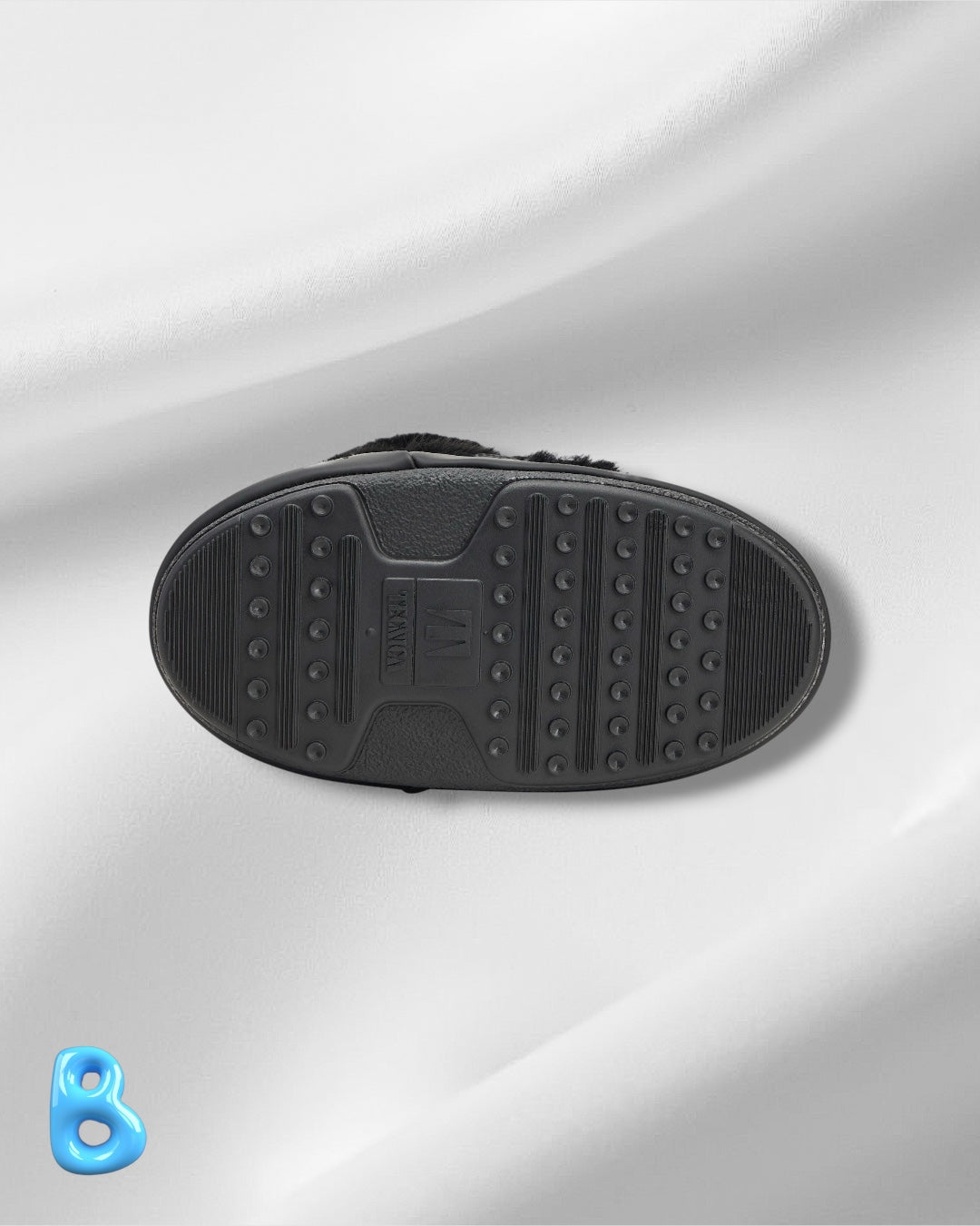 Moon Boot Icon Faux Fur Black