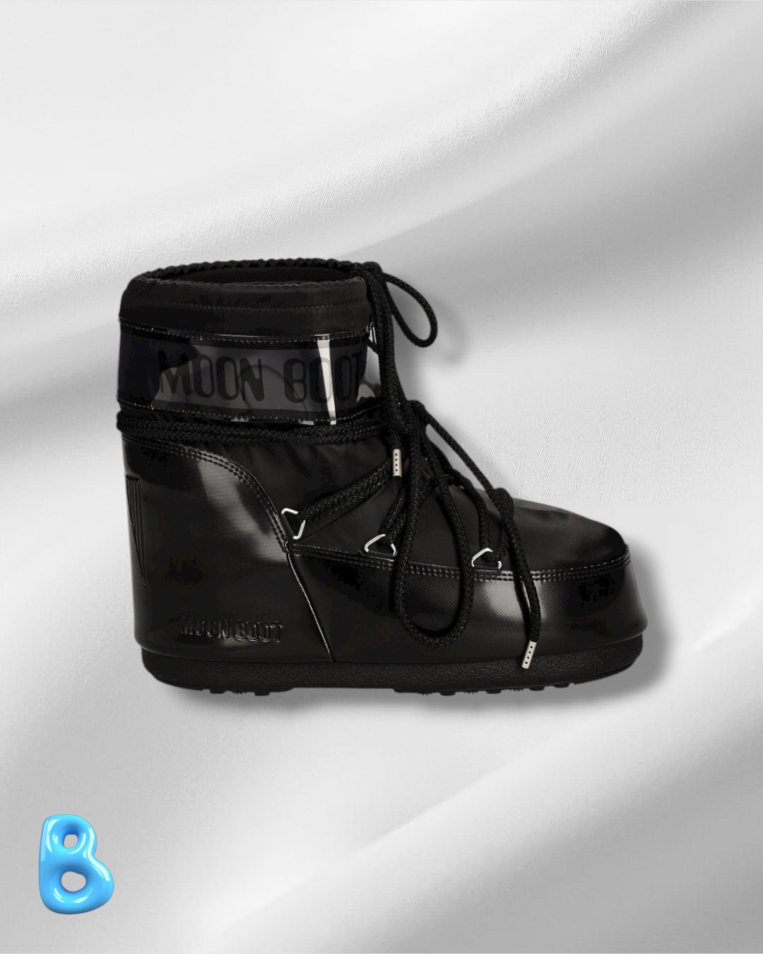 Moon Boot Icon Low Glance Black