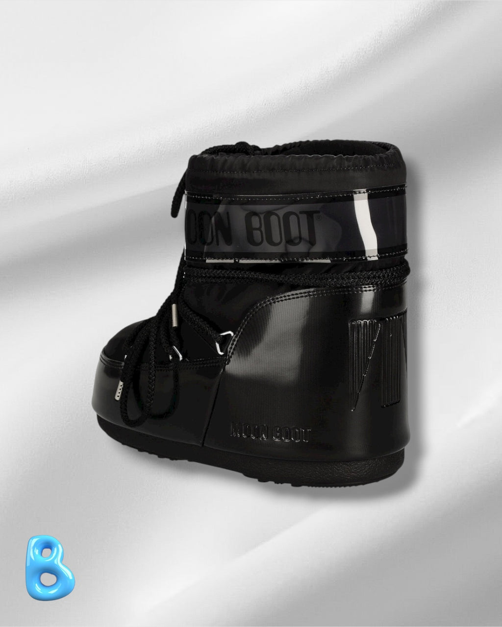 Moon Boot Icon Low Glance Black