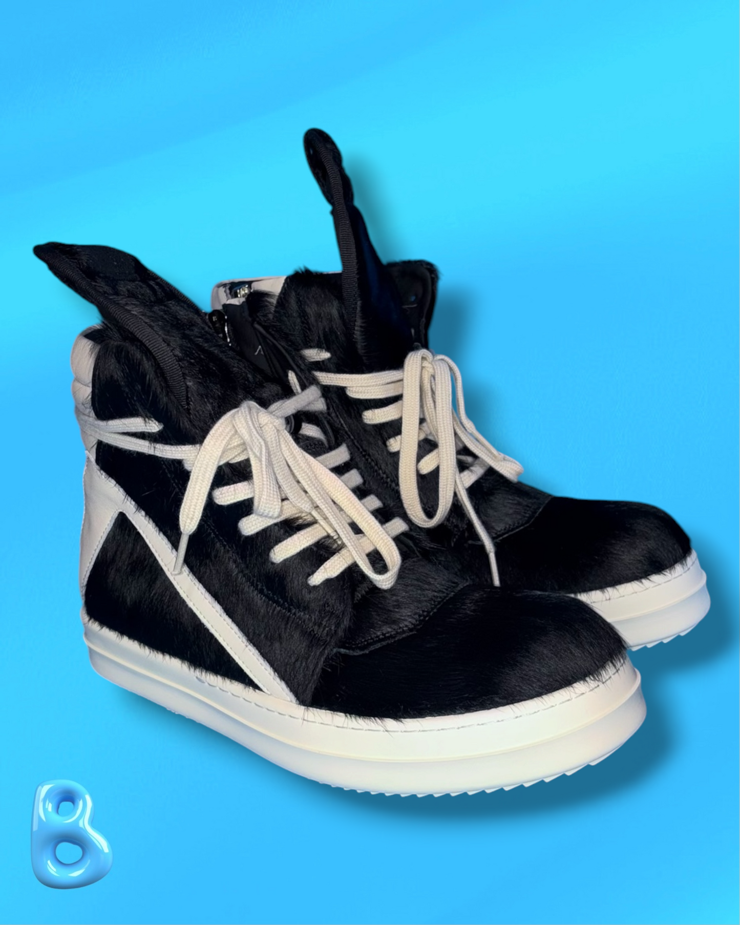 Rick Owens Geobaskets Pony Hair