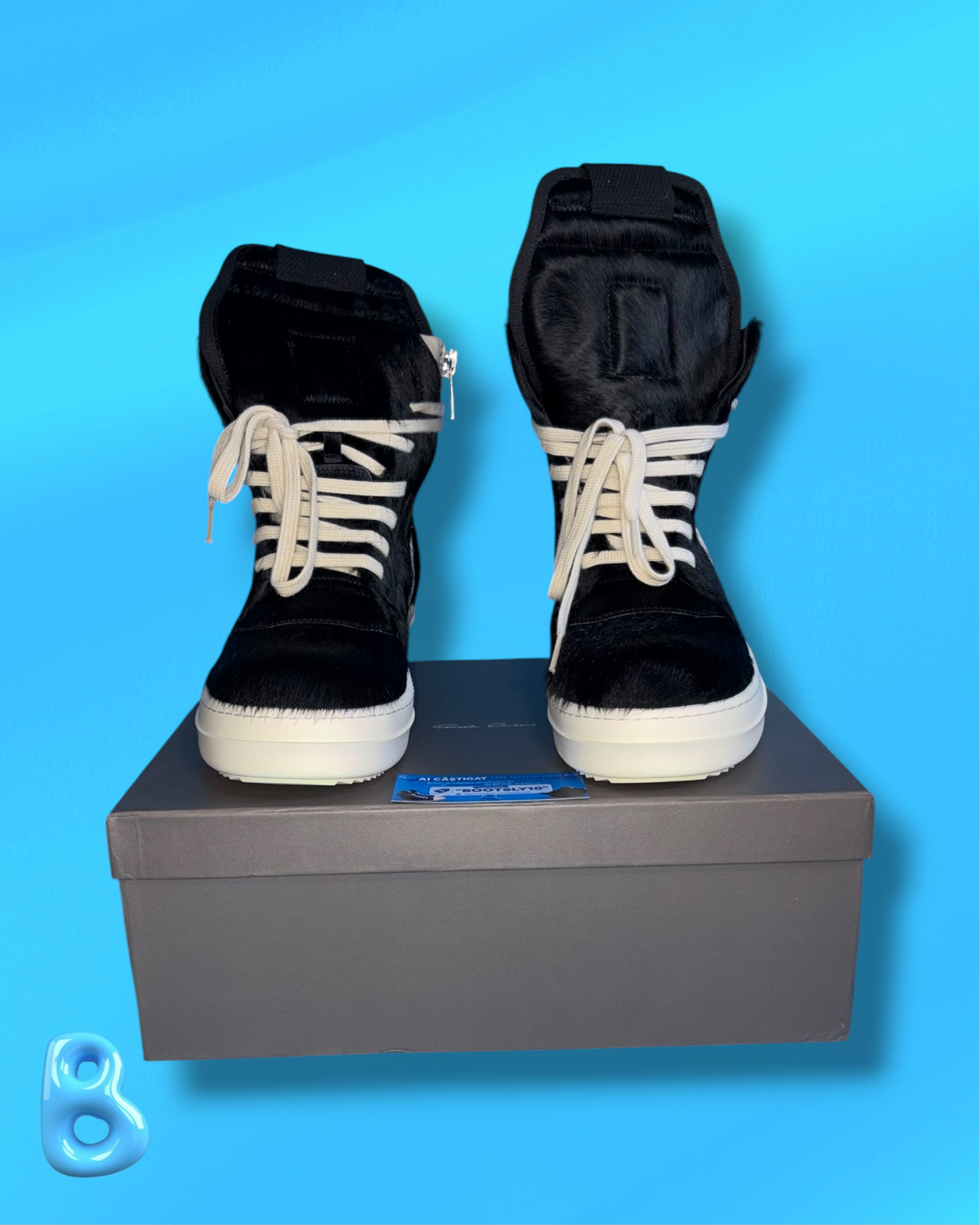 Rick Owens Geobaskets Pony Hair