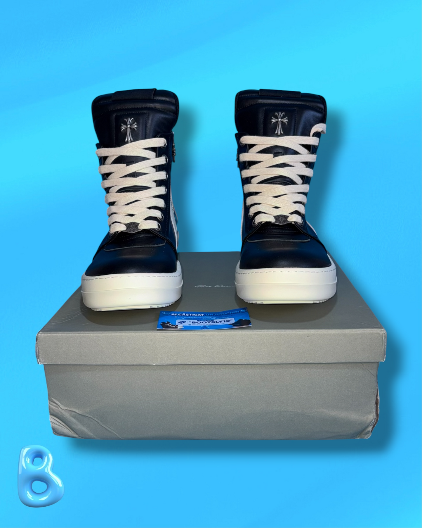 Rick Owens Geobaskets Chrome Hearts