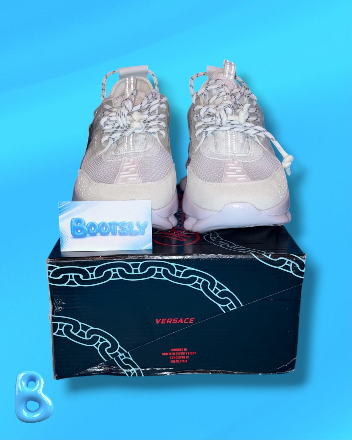Versace Chain Reaction White