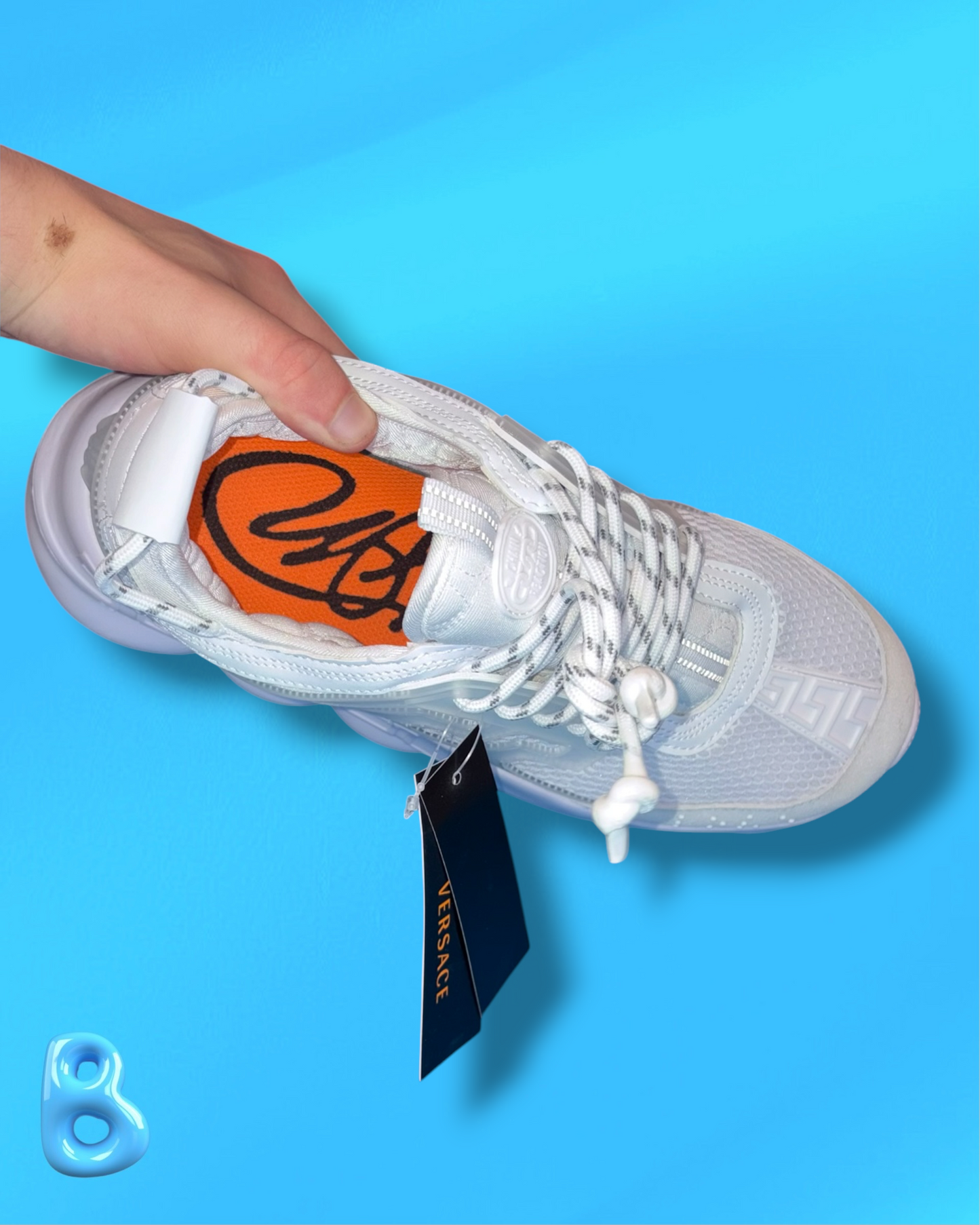 Versace Chain Reaction White