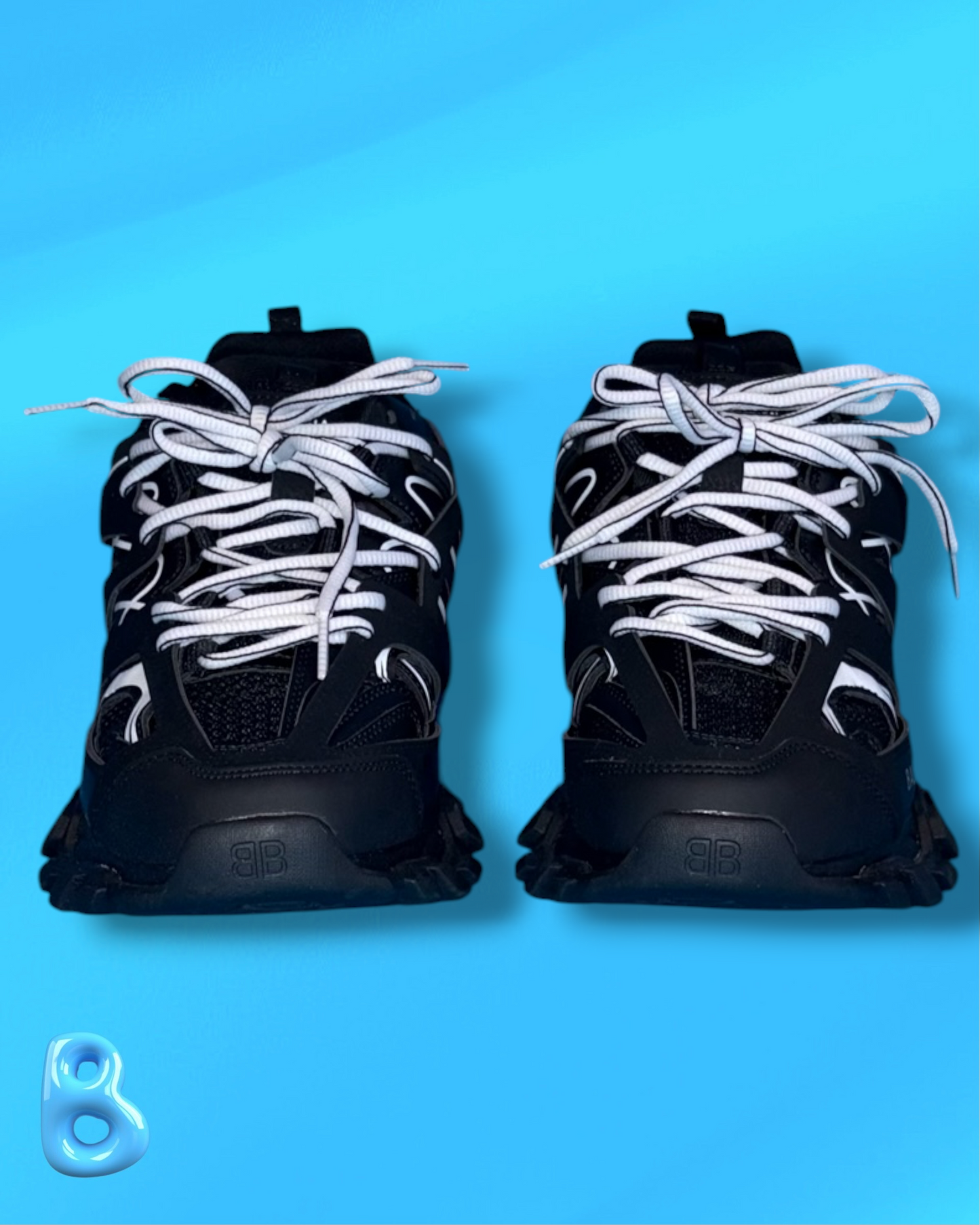 Balenciaga Track Black White