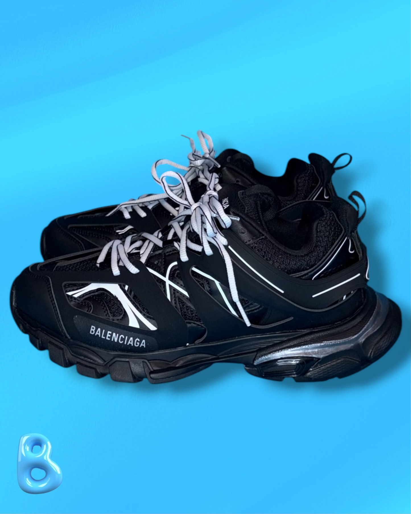 Balenciaga Track Black White