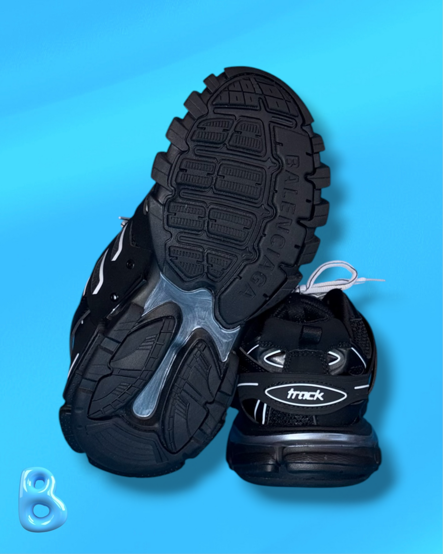 Balenciaga Track Black White