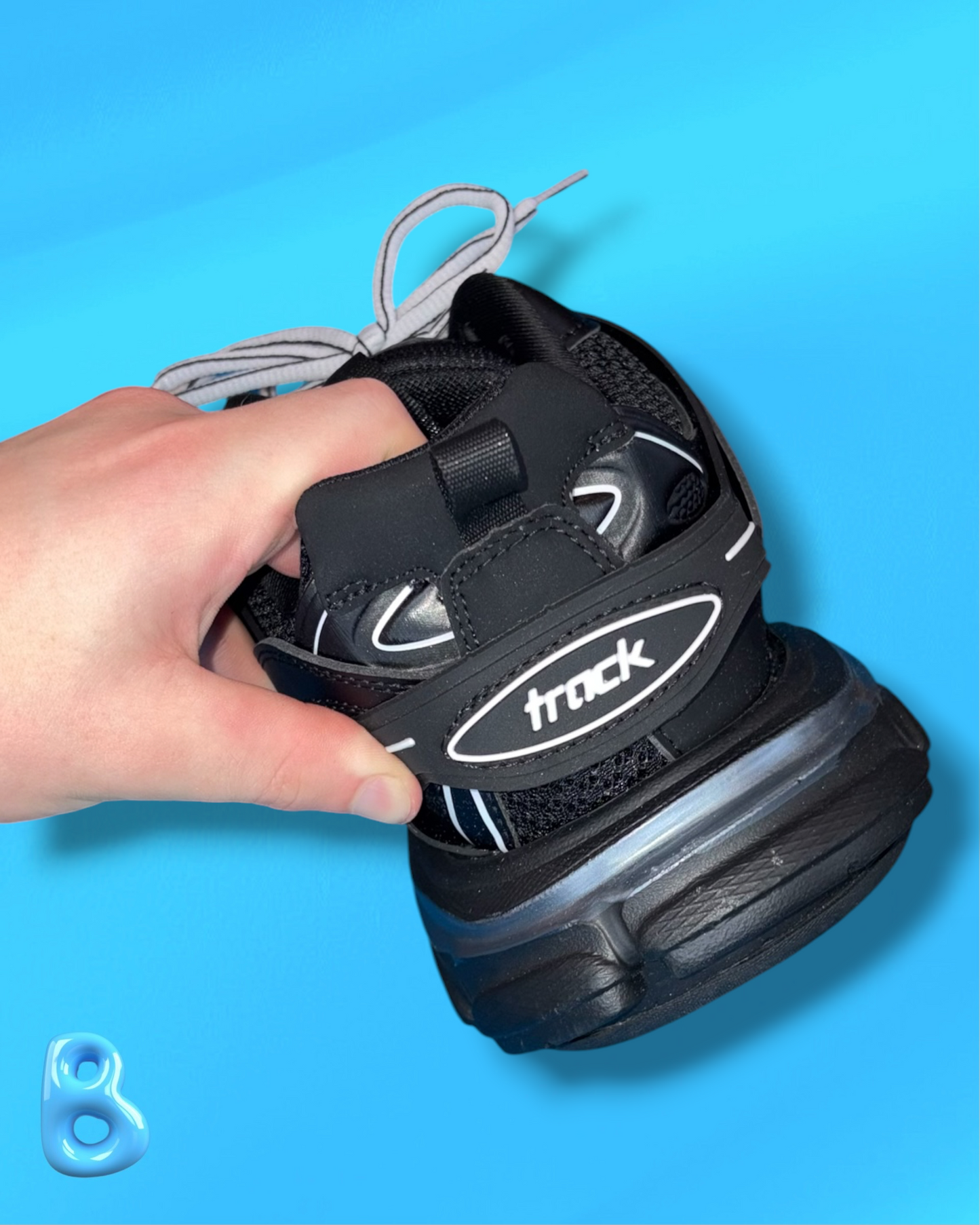 Balenciaga Track Black White