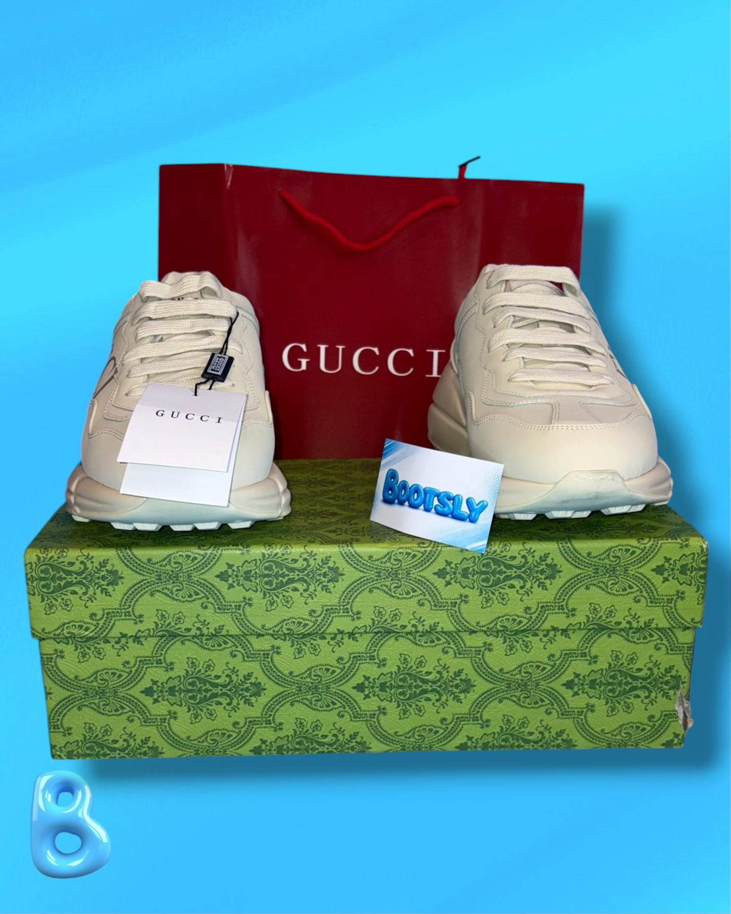 Gucci Rhyton Logo White