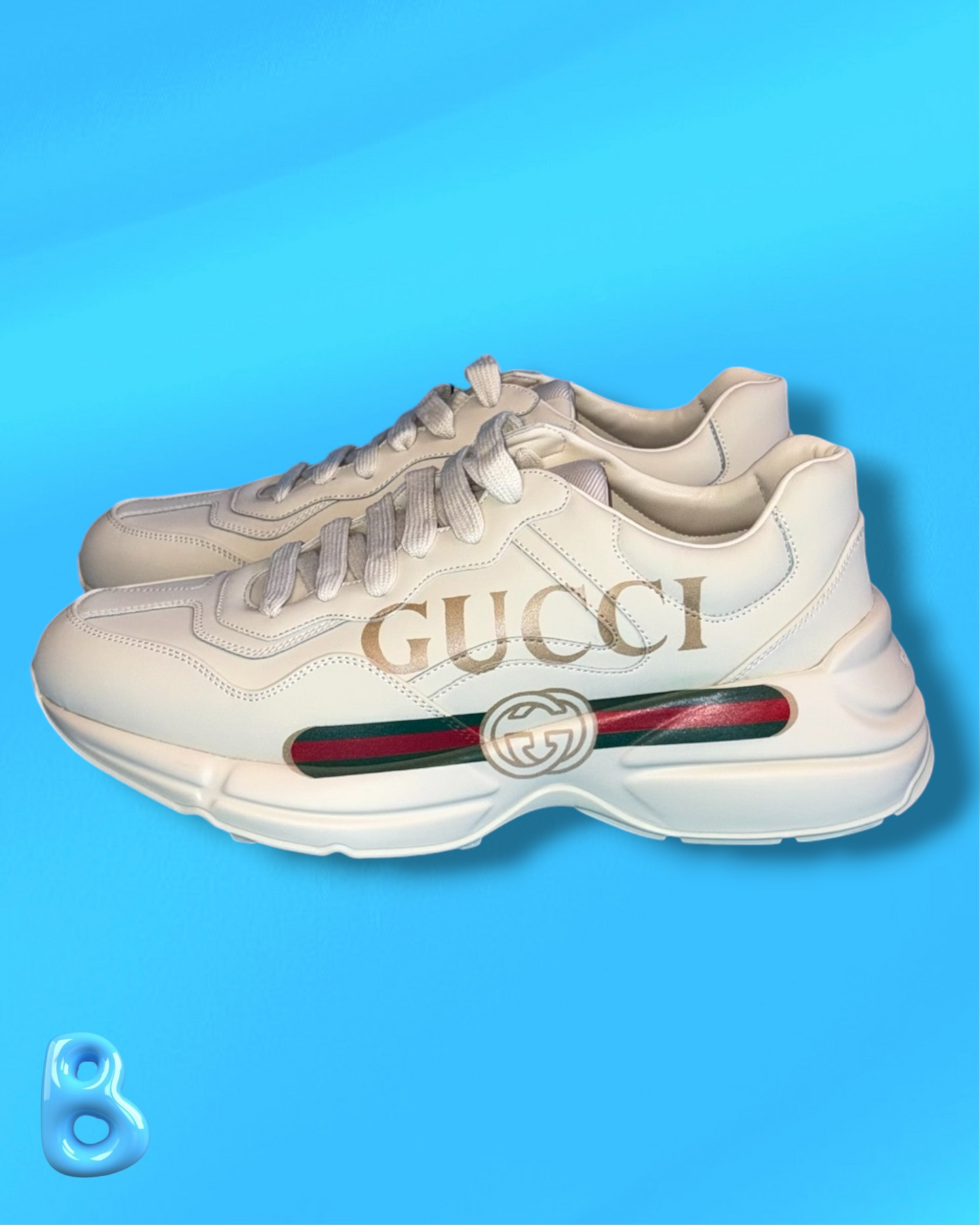 Gucci Rhyton Logo White