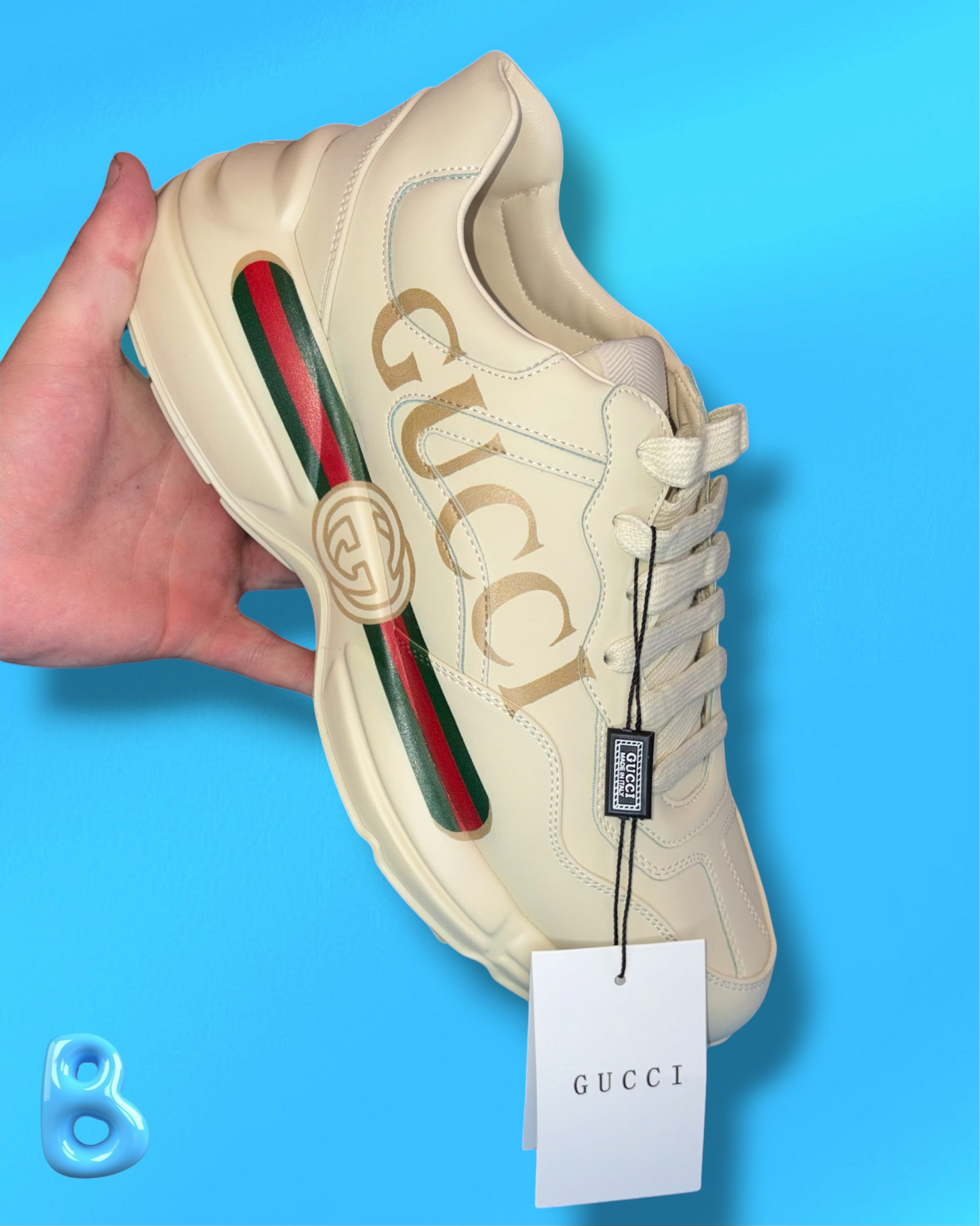 Gucci Rhyton Logo White