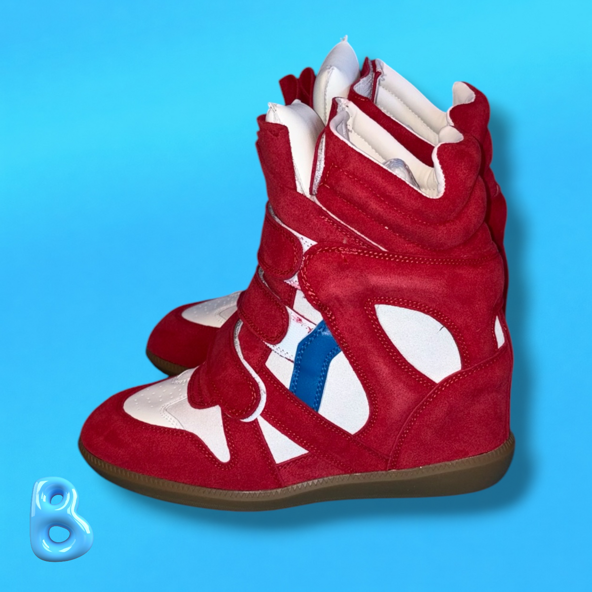 Isabel Marant Bekett Red White