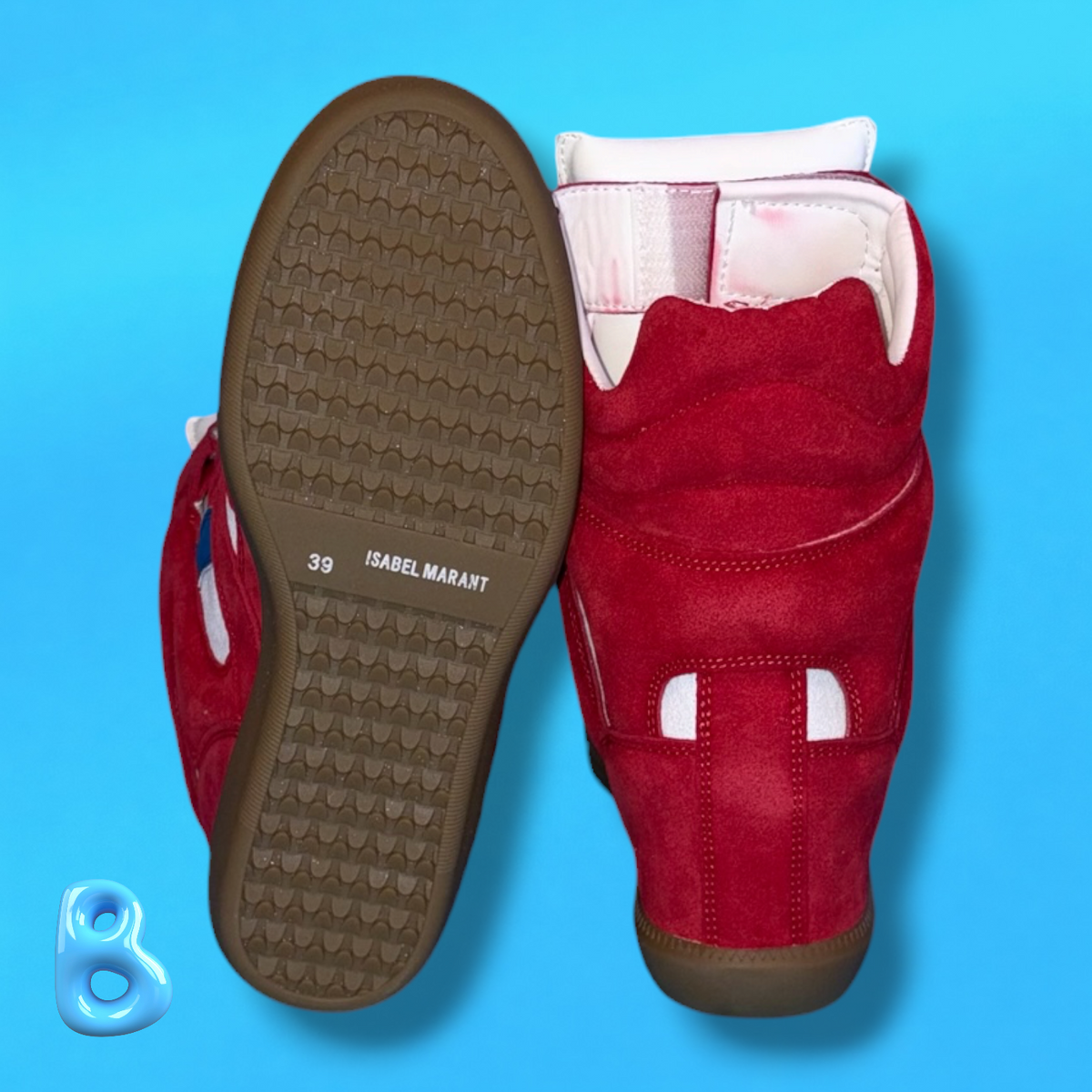 Isabel Marant Bekett Red White
