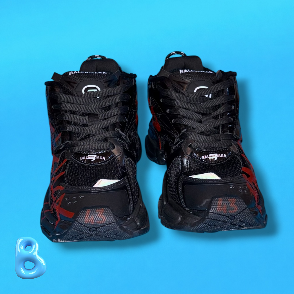 Balenciaga Runner Graffiti Black