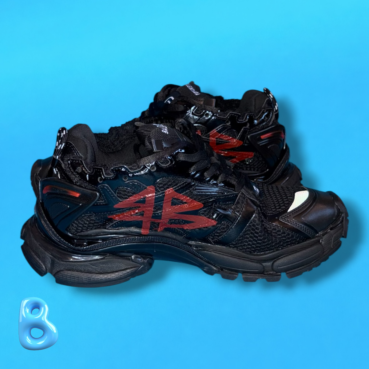 Balenciaga Runner Graffiti Black