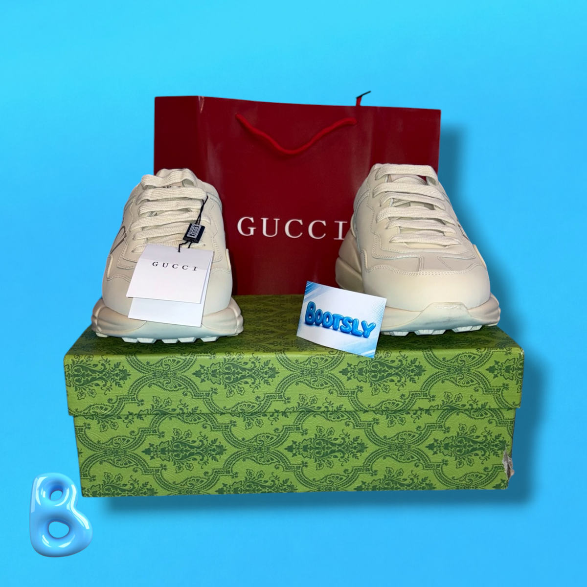 Gucci Rhyton Logo White