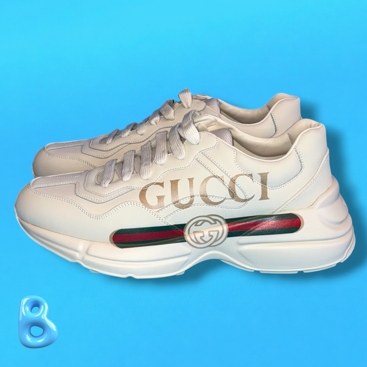 Gucci Rhyton Logo White