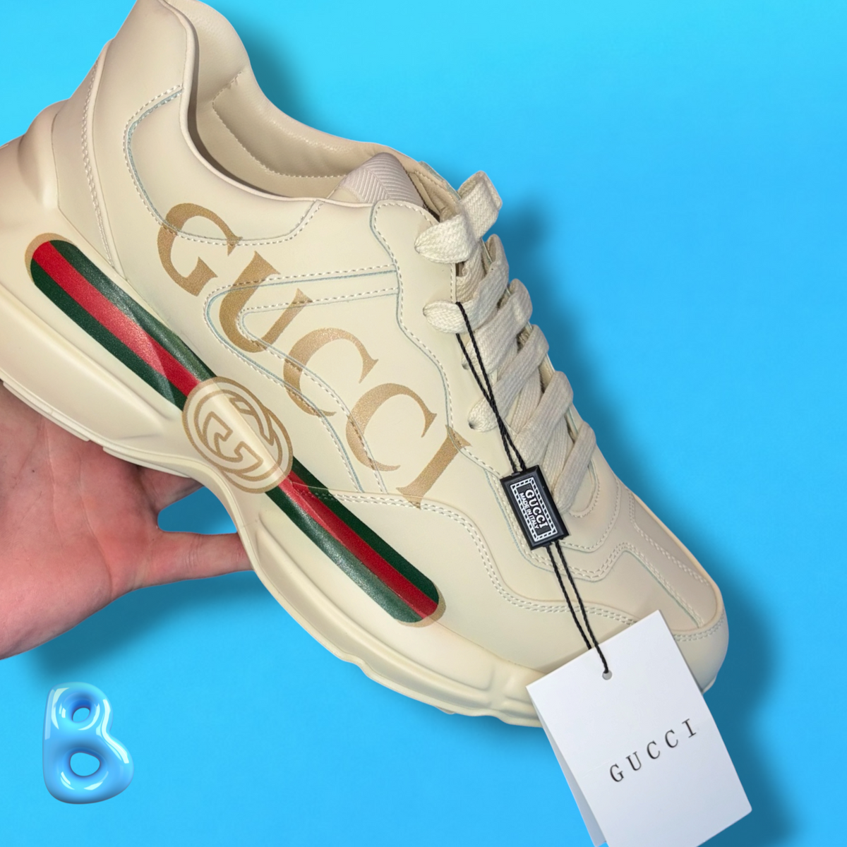 Gucci Rhyton Logo White