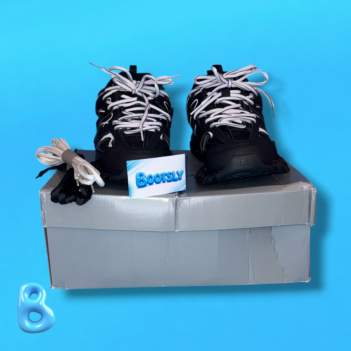 Balenciaga Track Black White